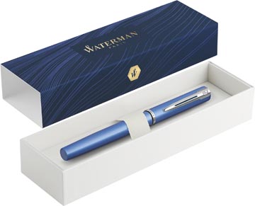 [1418990] Waterman stylo plume allure, pointe fine, giftbox, blauw