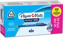 Paper mate stylo bille flexgrip gel, boîte de 12 pièces, bleu