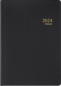 [2120016] Brepols agenda armada seta 4 langues, noir