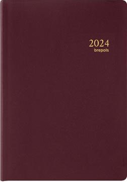 [2120046] Brepols agenda armada seta 4 langues, bordeaux,