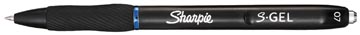 [2136600] Sharpie s-gel roller, pointe moyenne, bleu