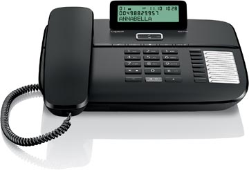 [213R101] Gigaset da710 téléphone filaire, noir