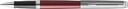 Waterman hémisphère coloured roller pointe fine, en boîte-cadeau, matte red ct