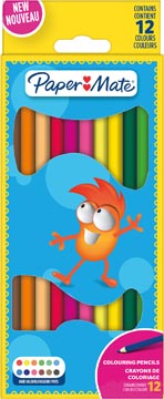 [2166490] Paper mate crayons de couleur, blister de 12 pièces