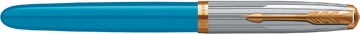 [2169078] Parker 51 premium stylo plume fine, turquoise gt