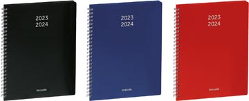 [2171491] Brepols journal de classe prevision polyprop couleurs assorties, 2023-2024