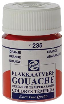 [22-235] Talens gouache extra fine flacon de 16 ml, orange