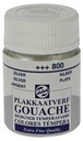 Talens gouache extra fine flacon de 16 ml, argent