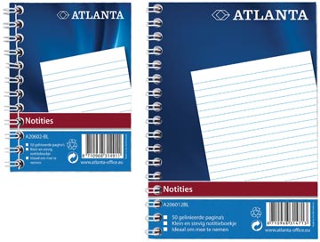 [2206026] Atlanta by jalema carnet de notes ft a7, ligné, blue