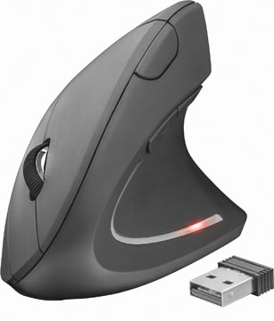 [22879] Trust souris ergonomique sans fil verto, pour droitiers