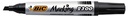 Bic marqueur permanent 2000-2300 noir, largeur de trait: 3 - 5,5 mm, pointe biseautée