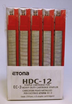 [2328200] Etona cassette pour agrafeuse ec-3, capacité 56 - 80 feuilles, paquet de 5 pièces