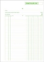 Exacompta factures, ft 29,7 x 21 cm, dupli, verticale, néerlandais