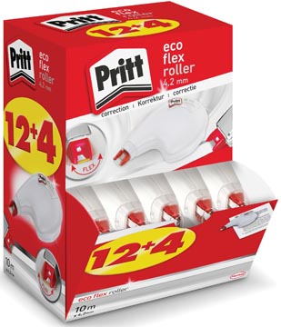 [2330510] Pritt dérouleur de correction eco flex, value pack de 12+4 pièces