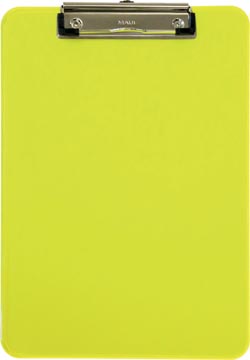 [2340611] Maul porte-bloc plastique neon a4 portrait, jaune transparent