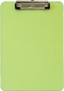 Maul porte-bloc plastique neon a4 portrait, vert transparent