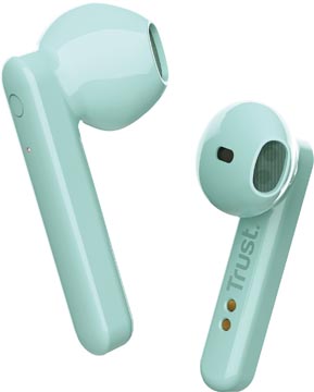 [23781] Trust primo touch bluetooth masque-micro intra-auriculaire sans fil, vert menthe