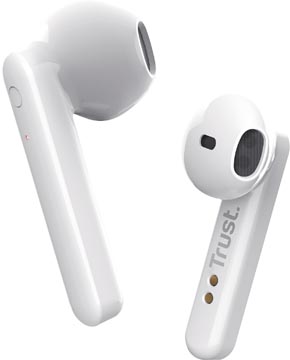 [23783] Trust primo touch bluetooth masque-micro intra-auriculaire sans fil, blanc