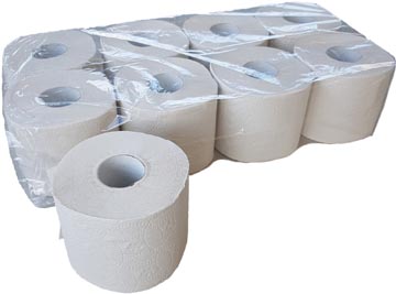 [239348] Europroducts papier toilette, 2 plis, 400 feuilles, paquet de 6 x 8 rouleaux