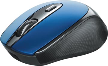 [24018T] Trust souris sans fil rechargeable zaya, bleu
