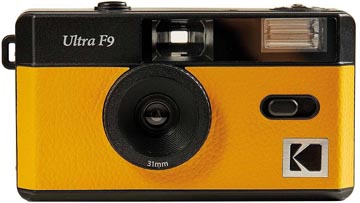 [2490172] Kodak appareil photo argentique rétro ultra f9, 35 mm, jaune