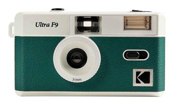 [2490189] Kodak appareil photo argentique rétro ultra f9, 35 mm, vert foncé