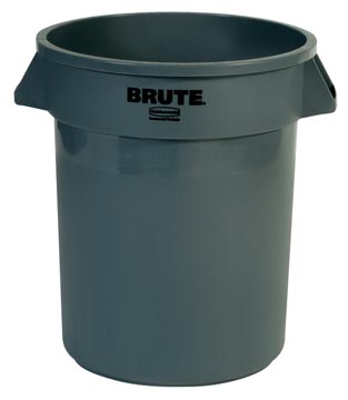 [2620GRY] Rubbermaid conteneur brute, sans couvercle, 76 litre, gris