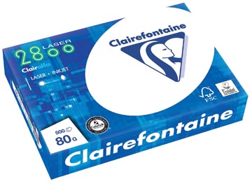 [2800C] Clairefontaine clairalfa papier d'impression, a4, 80 g, paquet de 500 feuilles