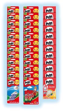 [2918284] Pritt rouleur de correction, bâton de colle et buddies, strip de 36 pièces