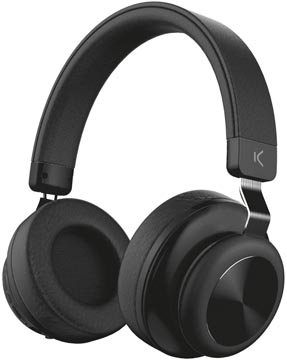 [2981345] Ksix casque à écouters sans fil, avec microphone intégré, temps de jeu: 6 heures, noir