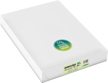 [30004C] Clairefontaine evercolor papier couleur recyclé, a3, 80g, 500 feuilles, vert clair