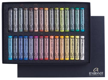 [300C30] Rembrandt pastel douce, boîte de 30 pastels