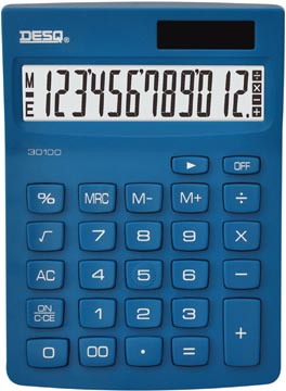 [3010006] Desq calculatrice de bureau new generation compact, bleu foncé