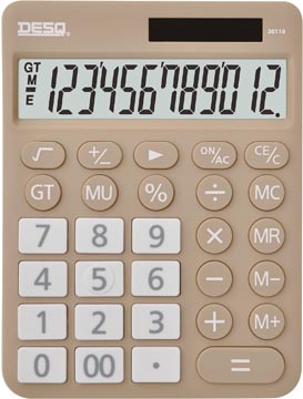 [3011007] Desq calculatrice de bureau new generation xlarge, brun sable