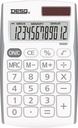 Desq calculatrice de poche mobile 30202, blanc