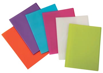 [31019] Beautone protège documents, a4, 20 pochettes, en couleurs assorties