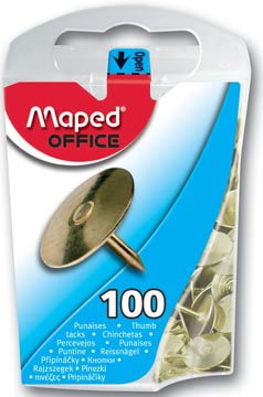 [3110113] Maped punaises, cuivré, boîte de 100 pièces