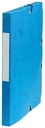 Pergamy boîte de classement, dos de 2,5 cm, bleu foncé