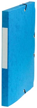 [314321] Pergamy boîte de classement, dos de 2,5 cm, bleu foncé