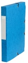 Pergamy boîte de classement, dos de 4 cm, bleu foncé