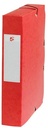 Pergamy boîte de classement, dos de 6 cm, rouge