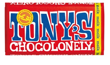 [315000] Tony's chocolonely barre de chocolat, 180g, lait