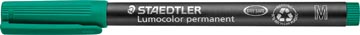 [317-5] Staedtler lumocolor 317, marqueur ohp, permanent, 1,0 mm, vert