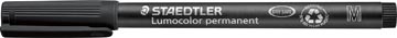 [317-9] Staedtler lumocolor 317, marqueur ohp, permanent, 1,0 mm, noir