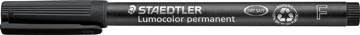 [318-9] Staedtler lumocolor 318, marqueur ohp, permanent, 0,6 mm, noir