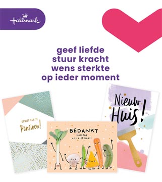 [3181763] Hallmark set de recharge cartes de souhaits, divers (nl), paquet de 12 pièces