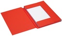Jalema secolor chemise de classement pour ft folio en carton, rouge, paquet de 25 pièces