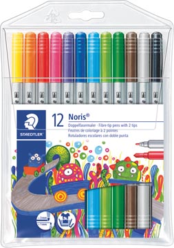 [320P12] Staedtler feutre noris club, en pochette de 12 pièces