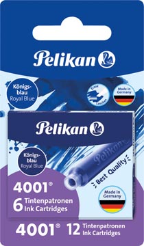 [330795] Pelikan cartouche d'encre 4001, en blister