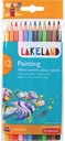 Lakeland crayon aquarellable, pak van 12 stuks in geassorteerde kleuren